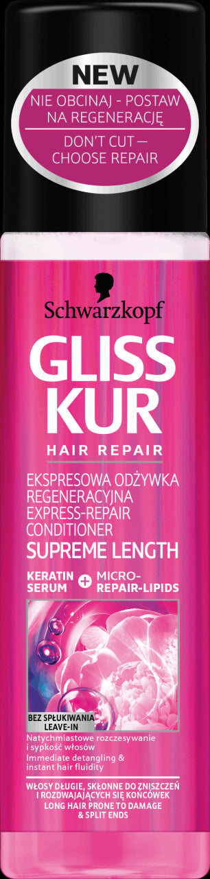 Gliss Kur Supreme Length - Express Repair Conditioner 200 ml