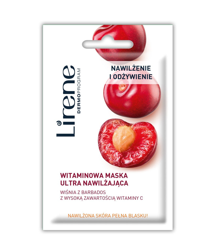 Lirene NAWILŻENIE I ODŻYWIENIE - witaminowa maska ultra nawilżająca, poj. 8 ml