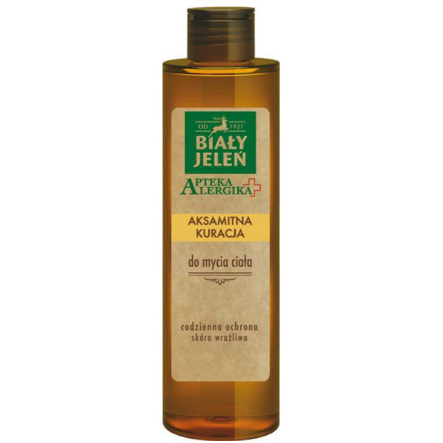 Biały Jeleń Apteka Alergika - aksamitna kuracja do mycia ciała, poj. 250 ml