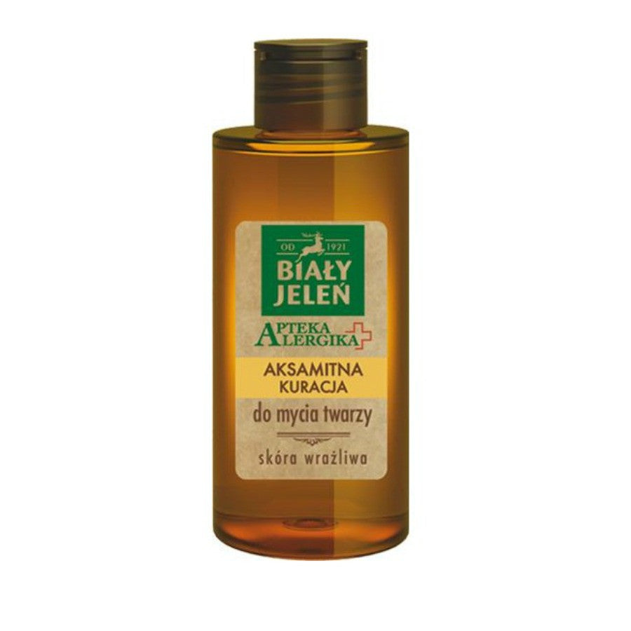 Biały Jeleń Apteka Alergika - aksamitna kuracja do mycia twarzy, poj. 150 ml