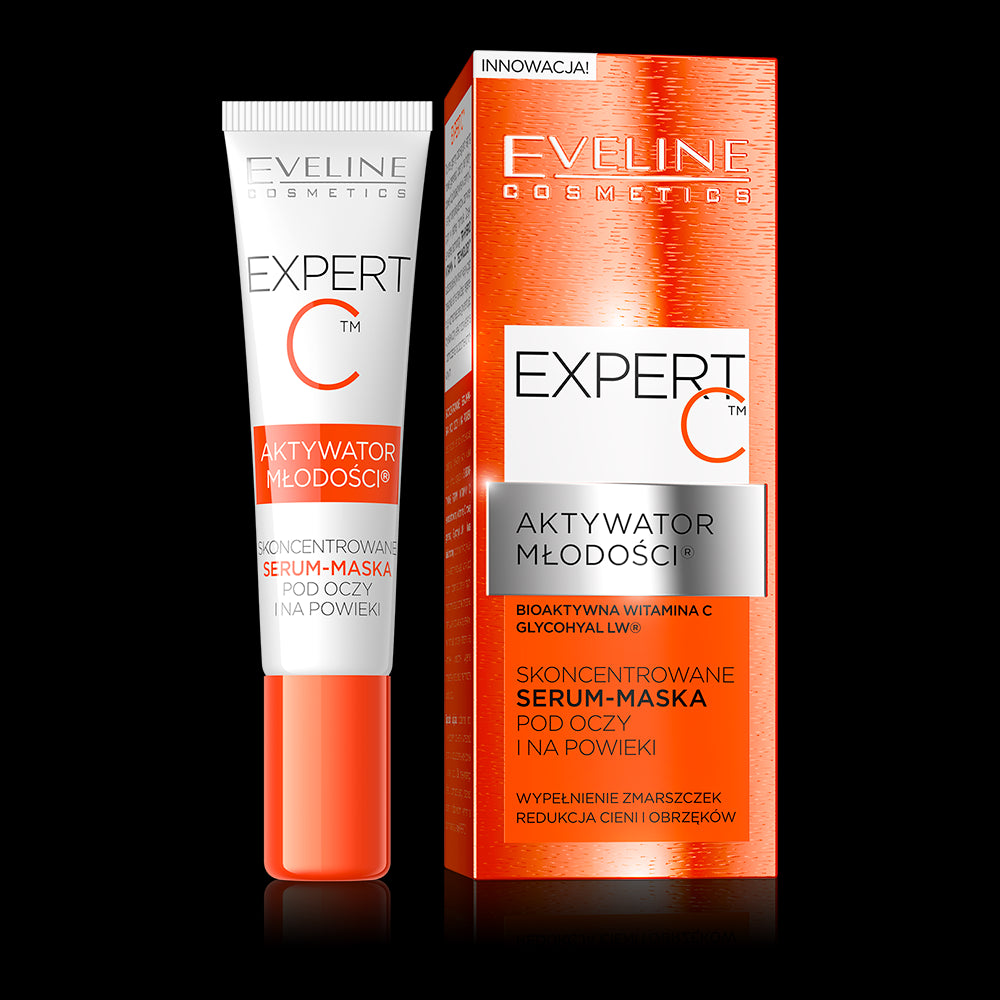 Eveline Expert C - skoncentrowane serum-maska pod oczy i na powieki, poj. 15 ml