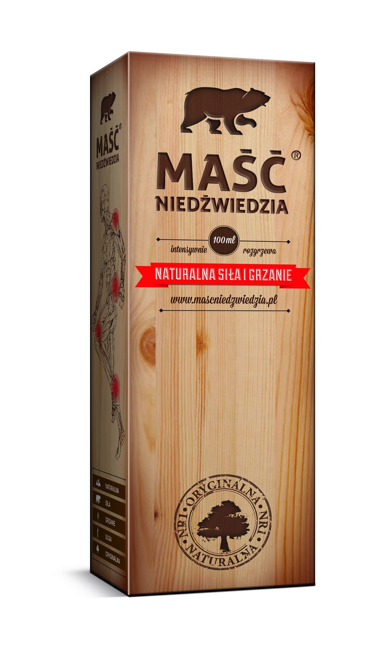 Maść Niedźwiedzia - naturalna siła i grzanie, poj. 100 ml