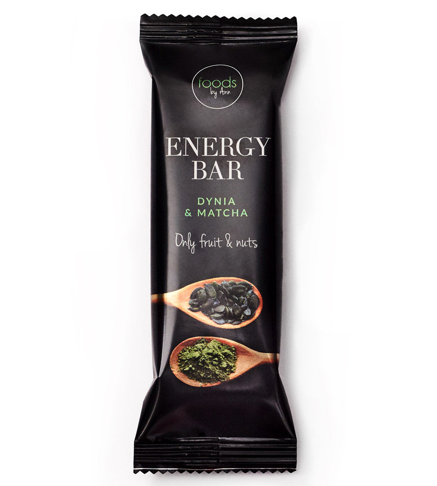 Foods by Ann, Energy Bar - Dynia & Matcha, waga: 60 g