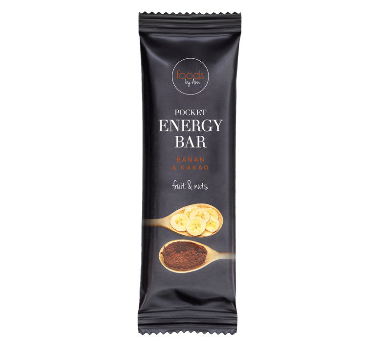 Foods by Ann, Energy Bar - Banan & Kakao, waga: 60 g