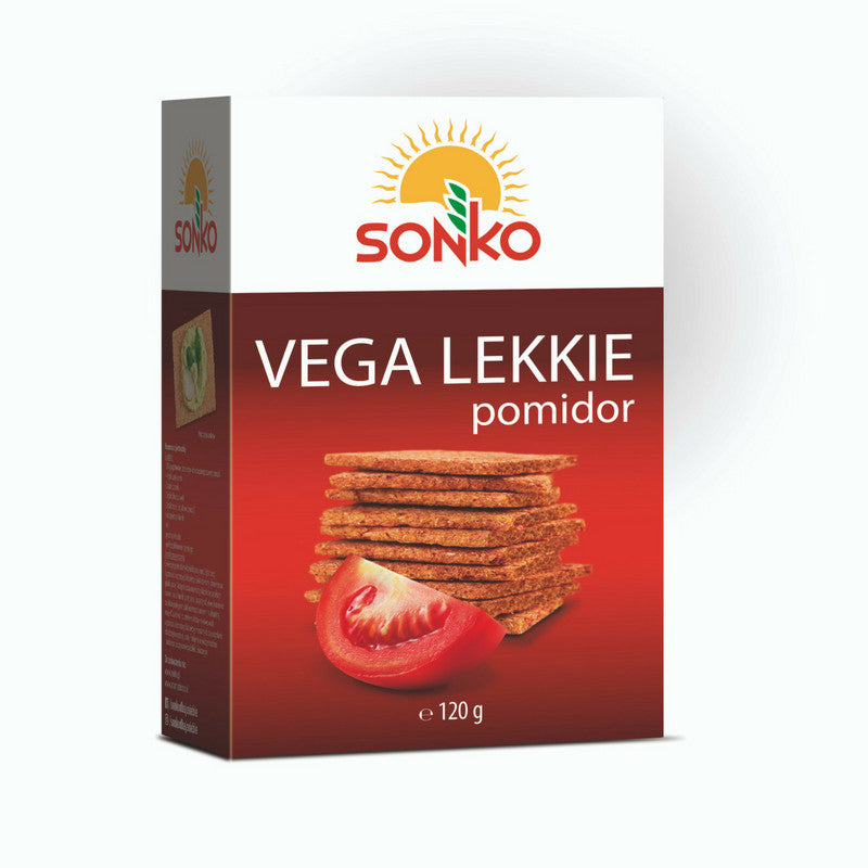 Sonko - pieczywo Vega Lekkie, pomidor, masa netto: 120 g