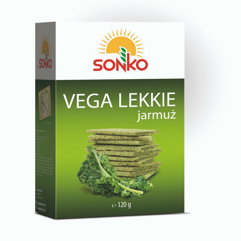 Sonko - pieczywo Vega Lekkie, jarmuż, masa netto: 120 g