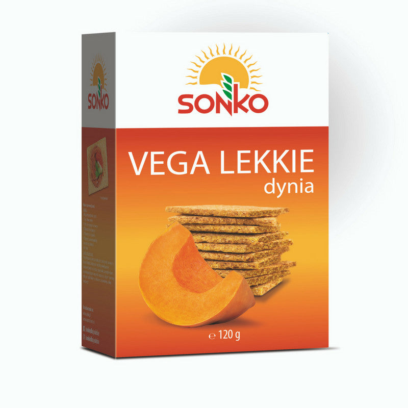 Sonko - pieczywo Vega Lekkie, dynia, masa netto: 120 g