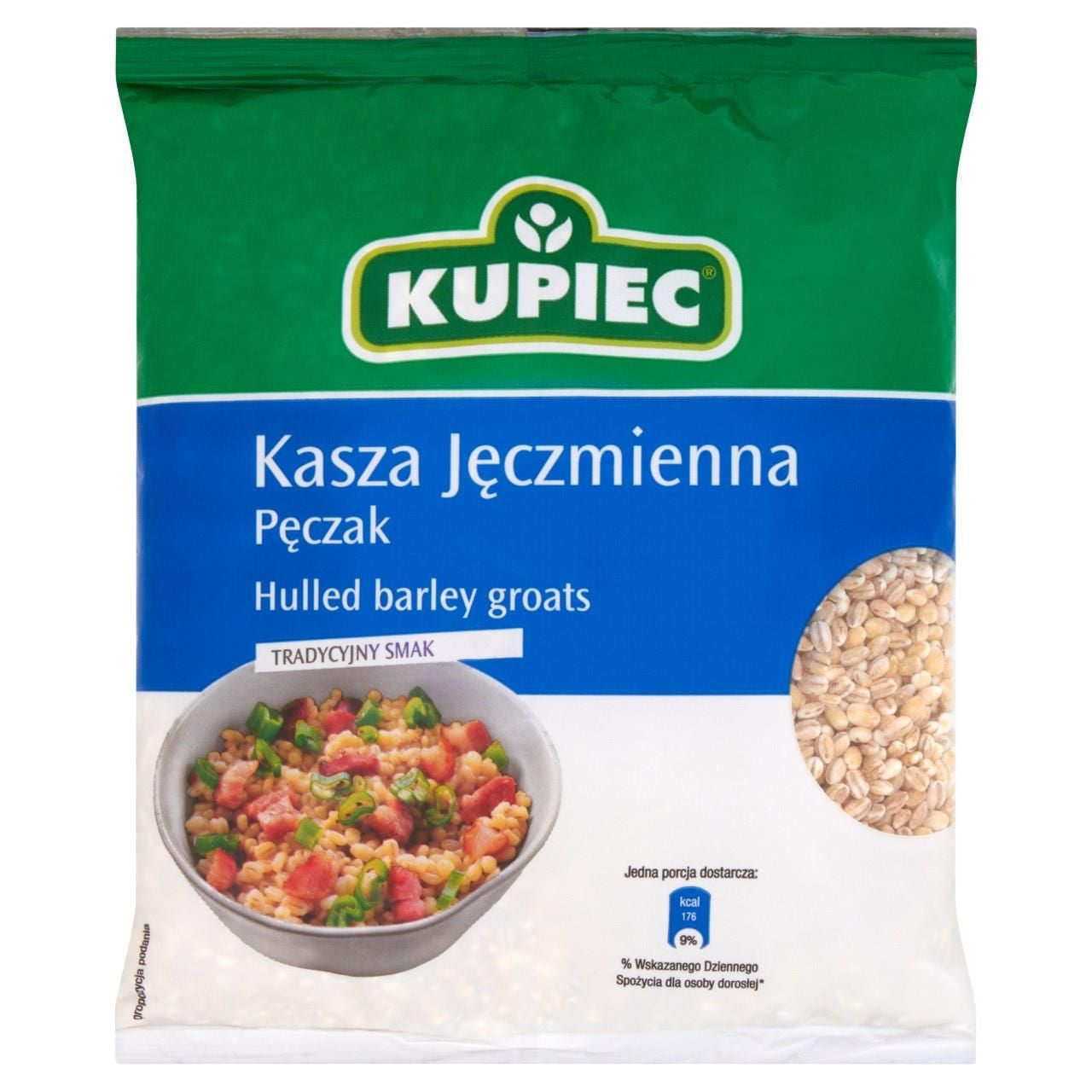 Kupiec - barley groats pearl (foil), net weight: 400 g