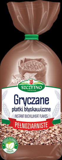 Szczytno Premium - instant buckwheat flakes, wholemeal, net weight: 400 g