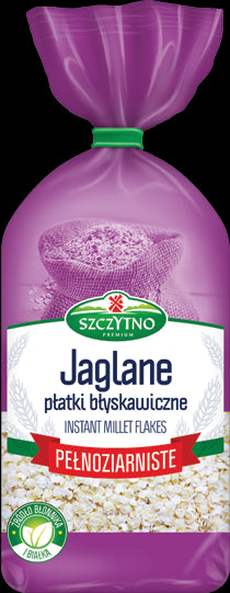 Szczytno Premium - instant wholemeal barley flakes, net weight: 400 g