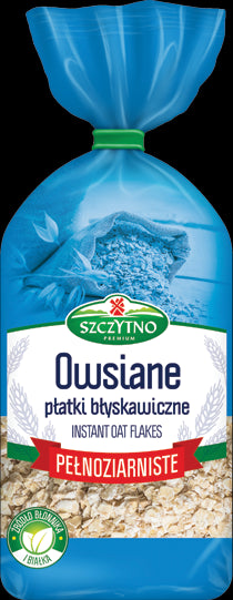 Szczytno Premium - instant oatmeal, whole grain, net weight: 400 g