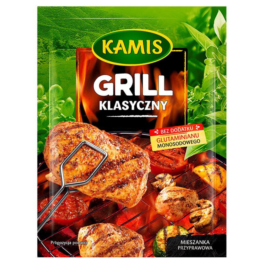 Kamis - Grill Klasyczny, mieszanka przyprawowa, masa netto: 25 g