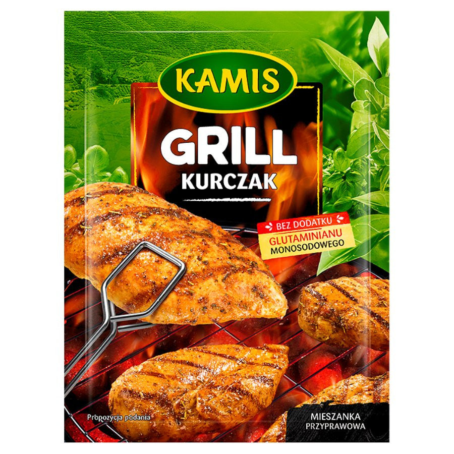 Kamis - Grill Kurczak, mieszanka przyprawowa, masa netto: 18 g