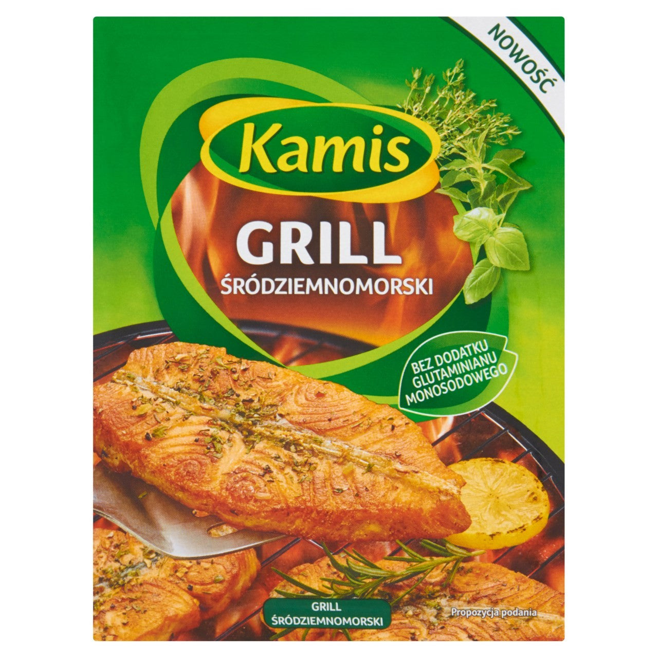 Kamis - Grill Śródziemnomorski, mieszanka przyprawowa, masa netto: 20 g