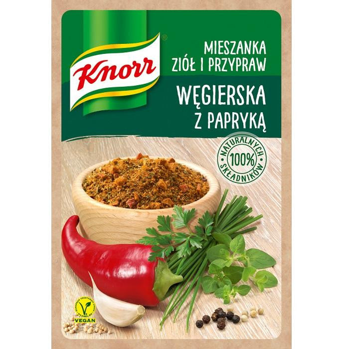 Knorr - Mieszanka ziół i przypraw, Węgierska z papryką, masa netto: 13 g