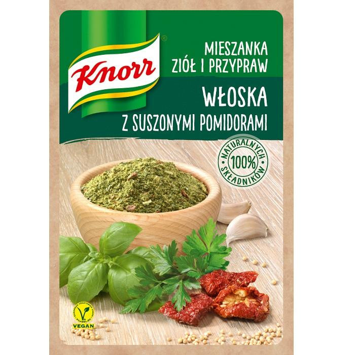 Knorr - Mieszanka ziół i przypraw, Włoska z suszonymi pomidorami, masa netto: 13 g