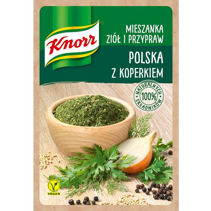 Knorr - Mieszanka ziół i przypraw, Polska z koperkiem, masa netto: 13 g