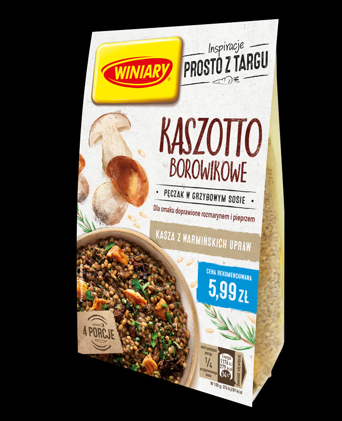 Winiary - Kaszotto borowikowe, pęczak w grzybowym sosie, masa netto: 232 g