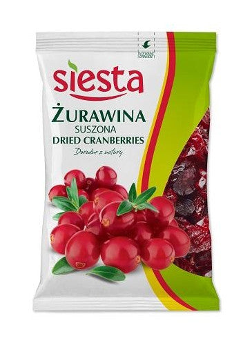 Siesta - żurawina suszona, masa netto: 100 g