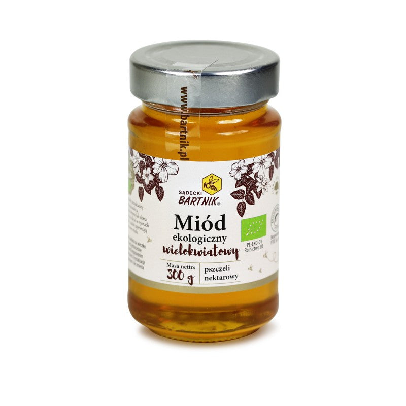 Sądecki Bartnik - Organic honey, multi-flower honey, net weight: 300 g