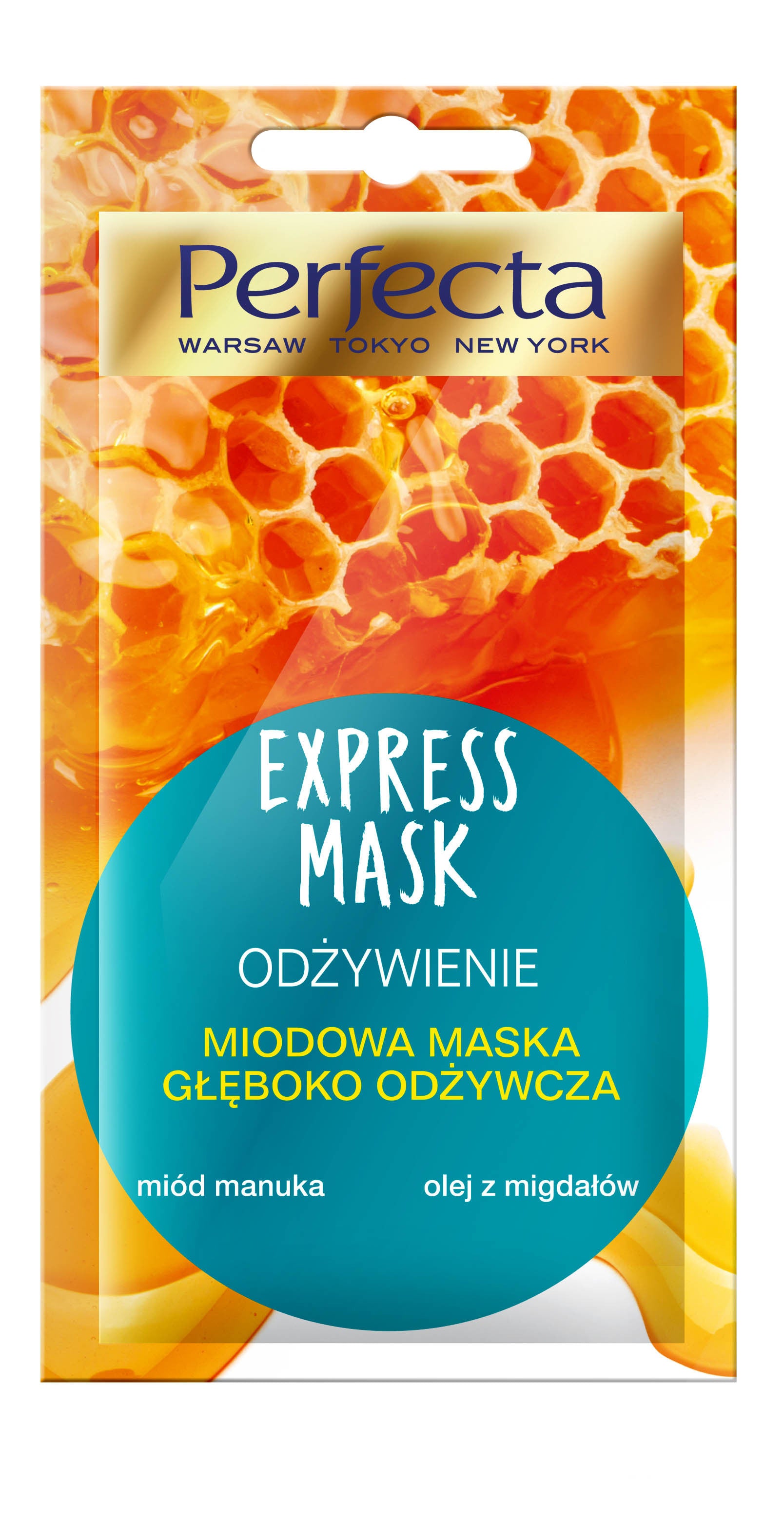 Perfecta Beauty EXPRESS MASK - Nourishing, deeply nourishing honey mask, capacity 8 ml