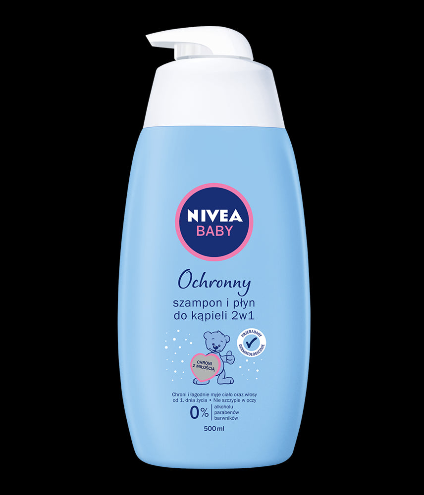 Nivea Baby - protective shampoo and bath lotion 2in1, 500 ml