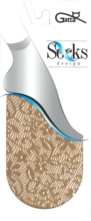 Gatta Socks w.15 - fishnet jacquard socks