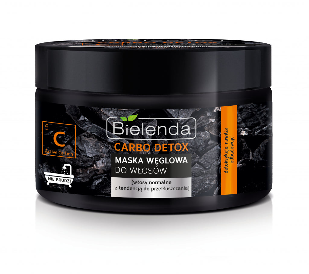 Bielenda CARBO DETOX - maska węglowa do włosów, poj. 300 ml