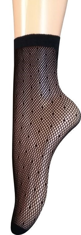 Gatta Socks w.21 - fishnet jacquard socks