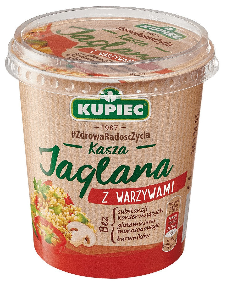Kupiec Danie Lunchowe - kasza jaglana z warzywami, masa netto: 70 g