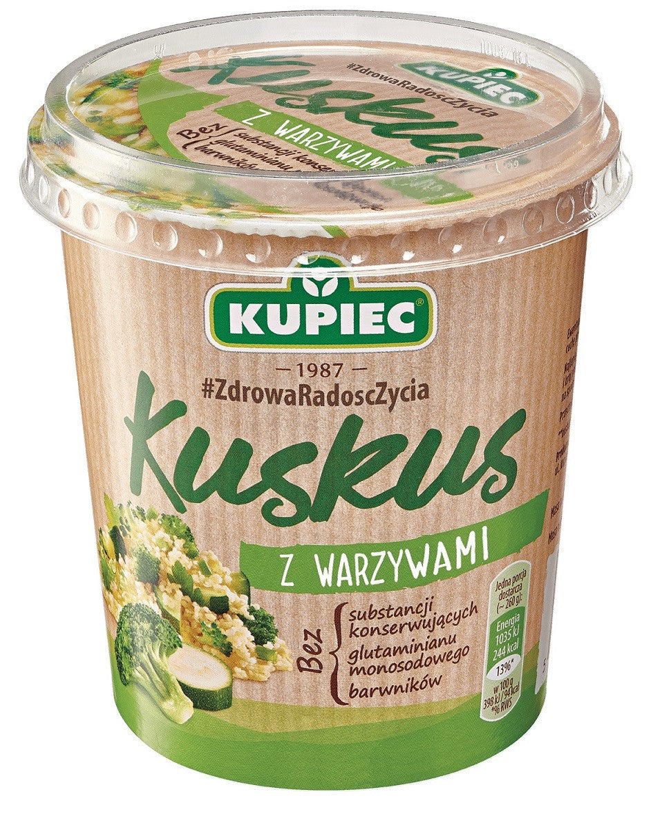 Kupiec Danie Lunchowe - kuskus z warzywami, masa netto: 70 g