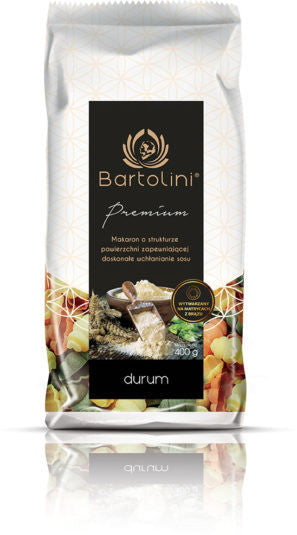 Bartolini - Premium, muszelka smakowa, durum 100%, masa netto: 400 g