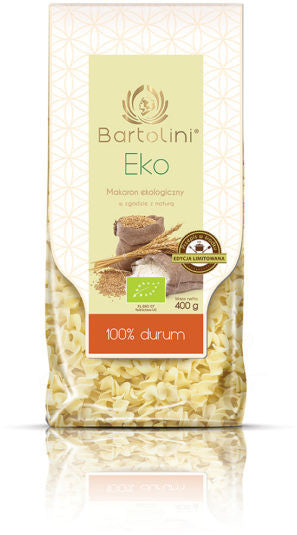 Bartolini - Eko makaron z mąki durum 100%, Świderek nr 3, masa netto: 400 g