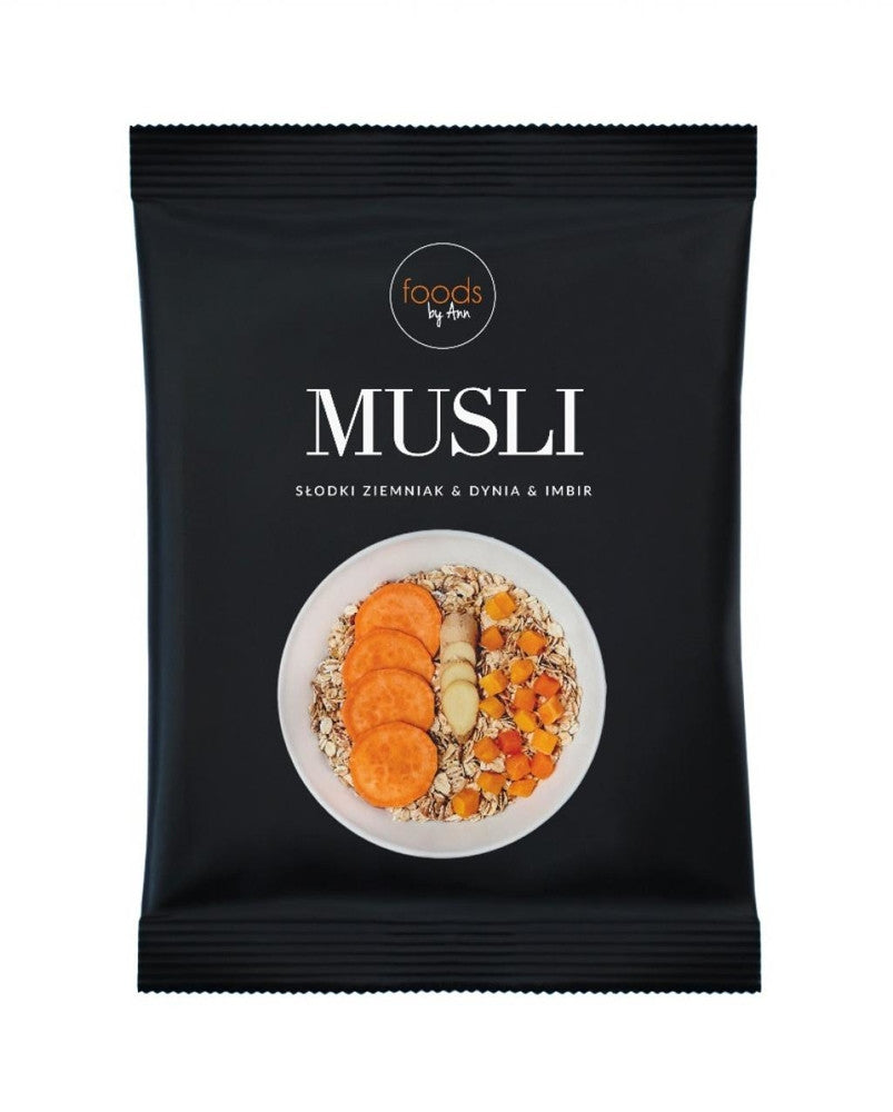Foods by Ann - musli słodki ziemniak & dynia & imbir, masa netto: 50 g