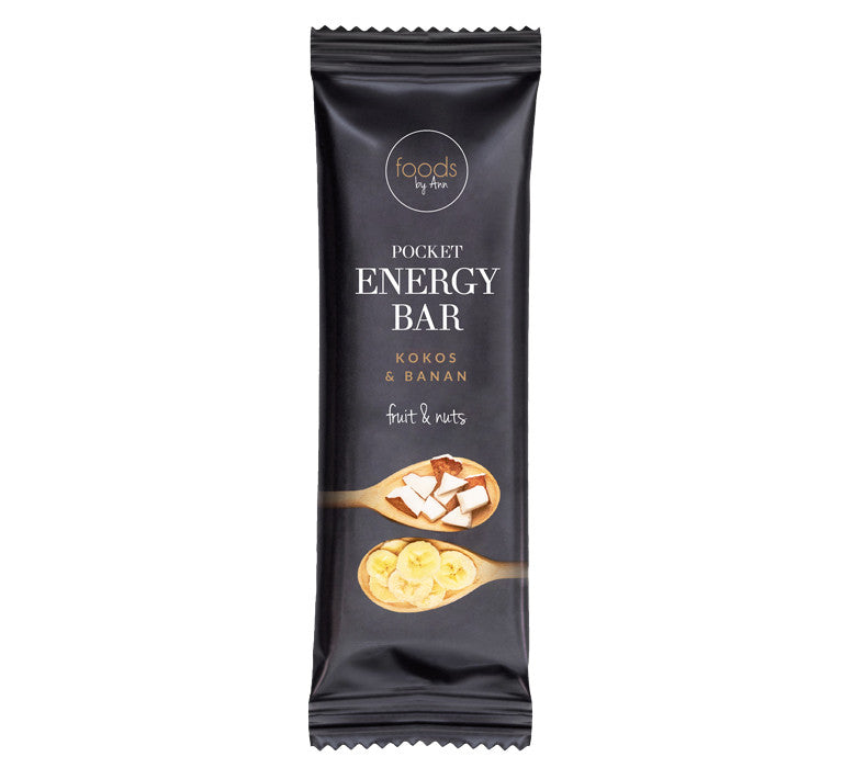 Foods by Ann, Pocket Energy Bar - Kokos & Banan, waga: 35 g