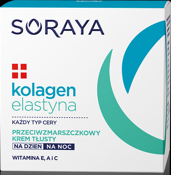 Collagen Care anti-wrinkle cream, greasy, 50 ml.