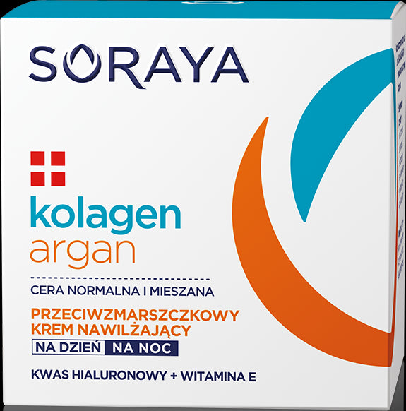 Soraya COLAGEN+ARGAN - moisturizing anti-wrinkle day & night cream, 50 ml