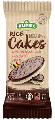 Kupiec - rice wafers with Belgian dessert chocolate, weight: 90 g