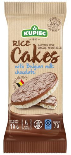 Kupiec - wafle ryżowe z belgijską czekoladą mleczną, masa: 90 g