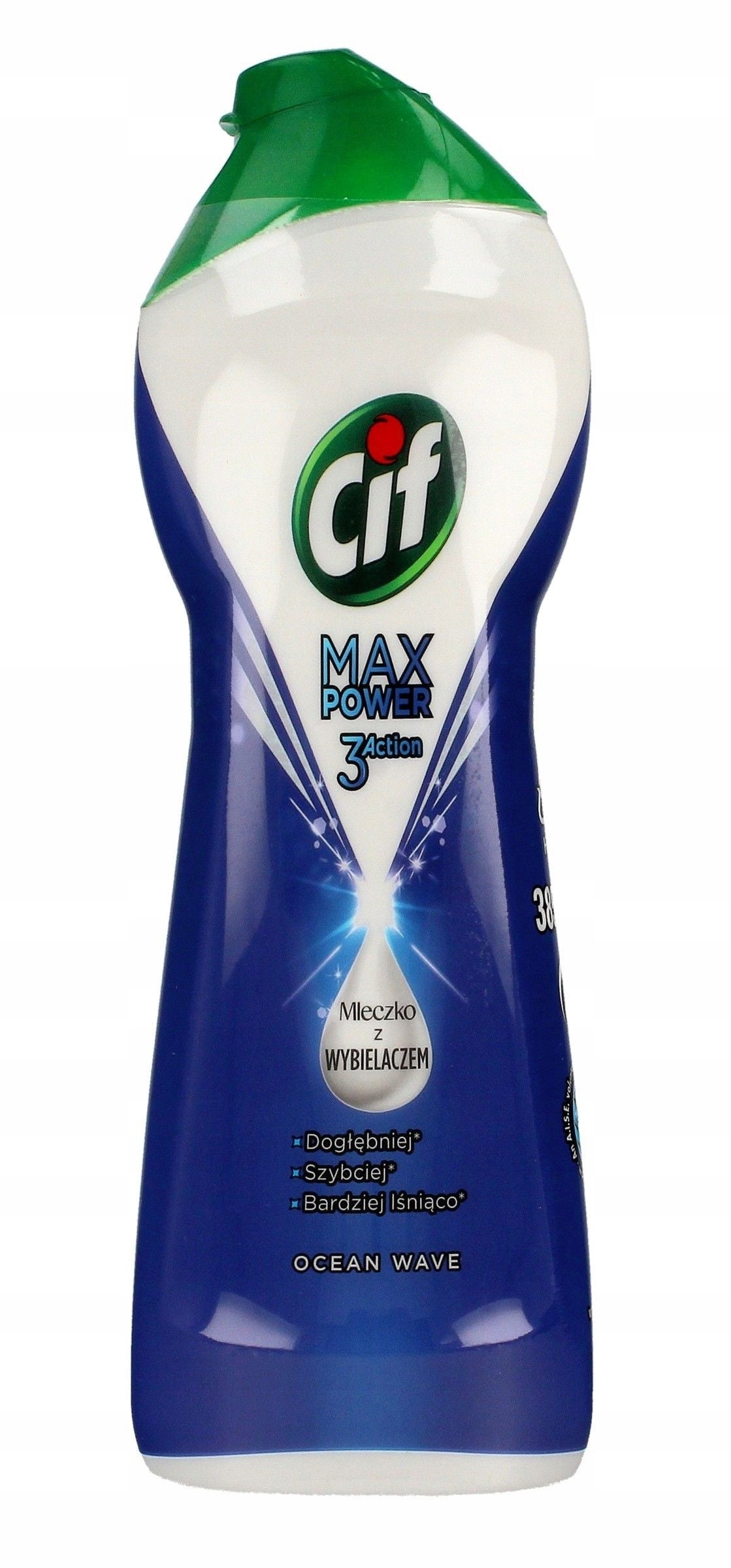 Cif - Max Power 3 Action Ocean Wave, cleaning milk with bleach, capacity 693 g