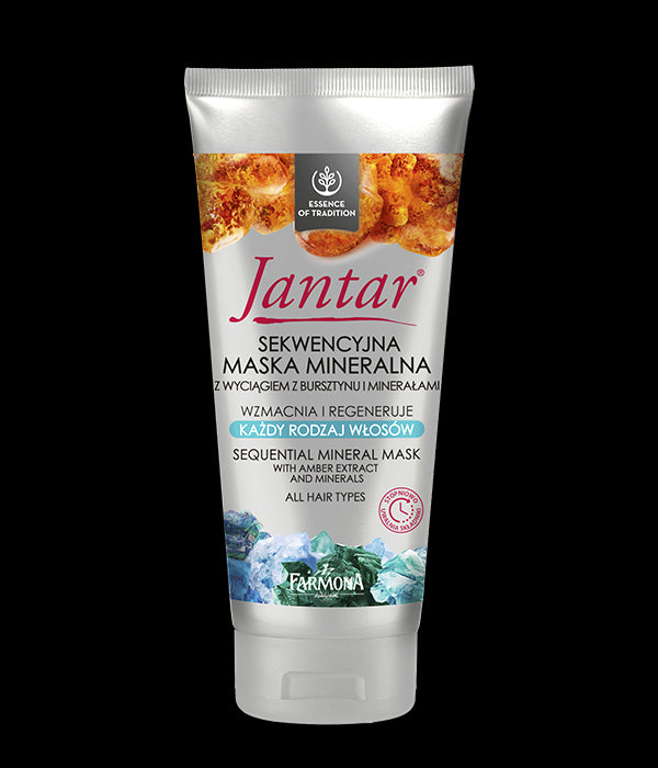 Jantar - mineral sequential mask with amber extract and minerals, each hair type, 200 ml capacity