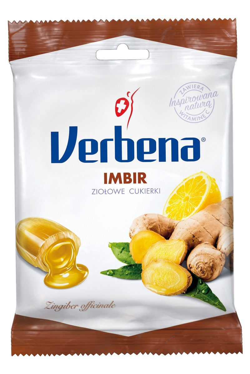 Verbena - herbal candies, ginger, 60 g
