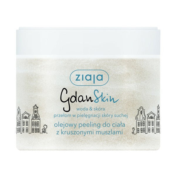 Ziaja GdanSkin - oil body scrub with crushed shells, capacity 300 ml