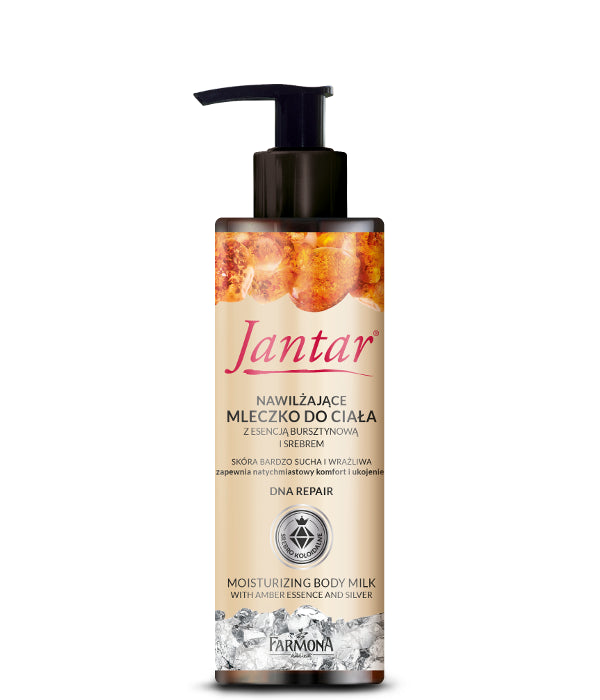 Jantar Body Moisturizing Milk with Amber Essence and Silver, DNA REPAIR, 200 ml