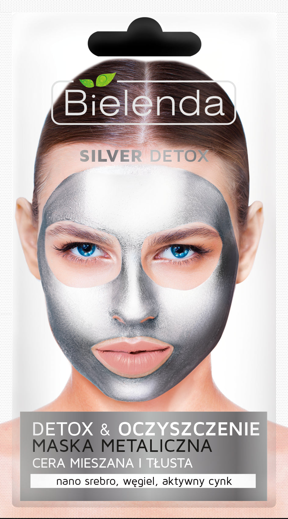 Bielenda SILVER DETOX - detoxifying metal mask for combination and oily skin, capacity 8 g