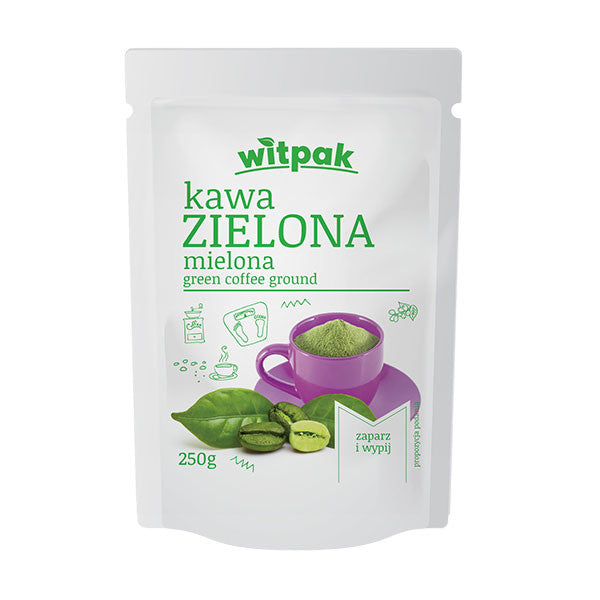 Witpak - green coffee, ground, net weight: 250 g