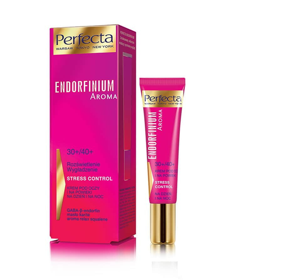 Perfecta ENDORFINIUM AROMA - krem pod oczy i na powieki, Stress Control, 30+/40+, poj. 15 ml