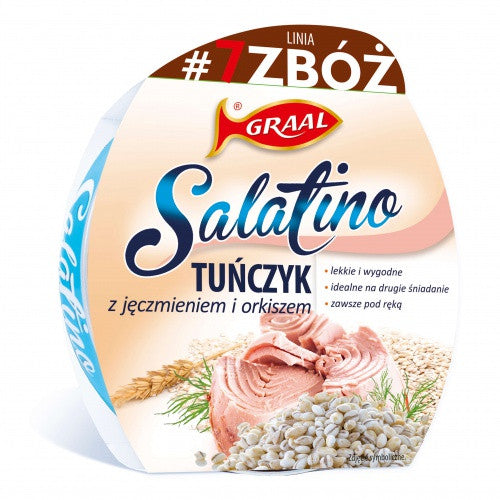 Graal Salatino - 7 Zbóż, tuńczyk z jęczmieniem i orkiszem, masa netto: 150 g
