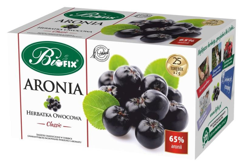 Bi fix Aronia - herbatka owocowa Classic, poj. 25 saszetek x 2 g