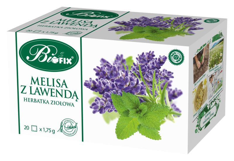 Bi fix Melisa z lawendą - herbatka ziołowa, poj. 20 saszetek x 1,75 g